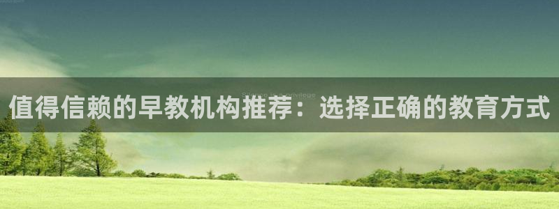 威九国际网站下载：值得信赖的早教机构推荐：选择正确的教育方式
