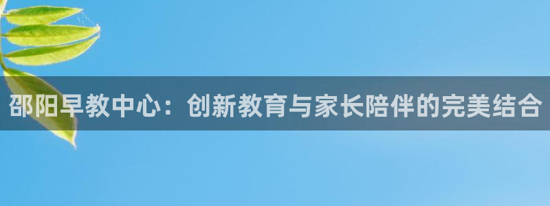 78mapp威九国际:邵阳早教中心:创新教育与家长陪伴的完美结合