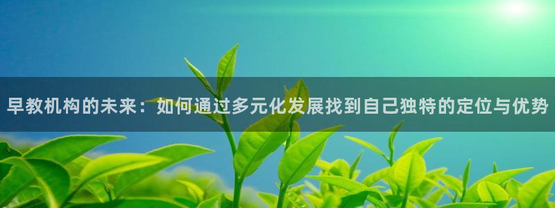 威九国际成长模式怎么样：早教机构的未来：如何通过多元化发展找到自己独特的定位与优