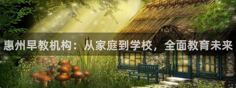 威九国际66m-66：惠州早教机构：从家庭到学校，全面教育未来
