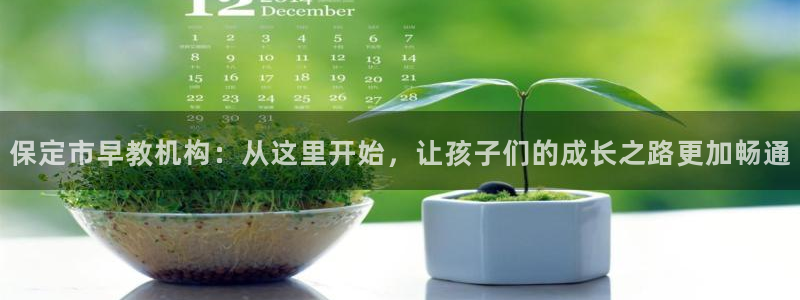 威九国际h5：保定市早教机构：从这里开始，让孩子们的成长之路更加畅通
