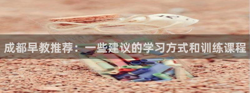 威九国际cm78：成都早教推荐：一些建议的学习方式和训练课程