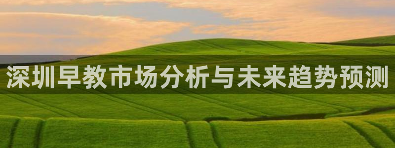 保定威九网络科技有限公司是干嘛的：深圳早教市场分析与未来趋势预测